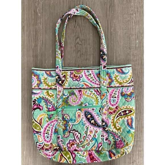 Vera Bradley Floral Quilted Reversible Large Tote Bag - Picture 1 of 10